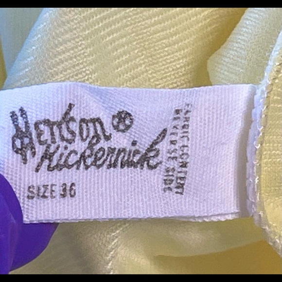 Vintage Henson Kickernick Lace Accent Button Front Pajama Top - Picture 5 of 6